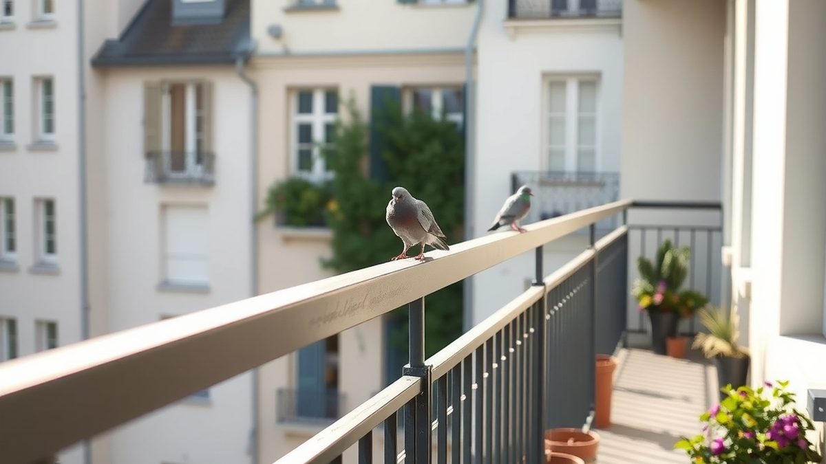 Au Luxembourg, le pigeon est une espèce protégée : voici comment éloigner durablement ceux qui envahissent votre balcon sans jamais les capturer ni les tuer.